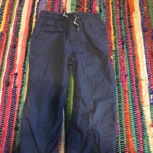 Lined carters blue pull on pants